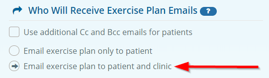 email sending options