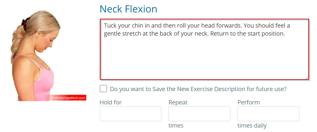 exercise description edit 