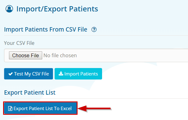 Export patients